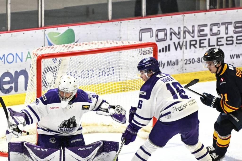 The Vernon Vipers defeated the Salmon Arm Silverbacks 3-2 in overtime Friday night, Oct. 17, 2025. (Vernon Vipers photo)