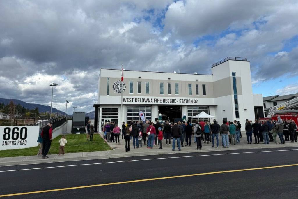 West Kelowna Fire Station 32 and community space officially opened on Friday, Oct. 17 at 860 Anders Road.